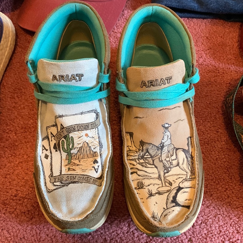 Custom painted ariat spitfire